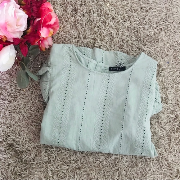 🌿 𝚜𝚠𝚎𝚎𝚝 𝚜𝚊𝚐𝚎 𝚐𝚛𝚎𝚎𝚗 𝚋𝚕𝚘𝚞𝚜𝚎 - Picture 3 of 3